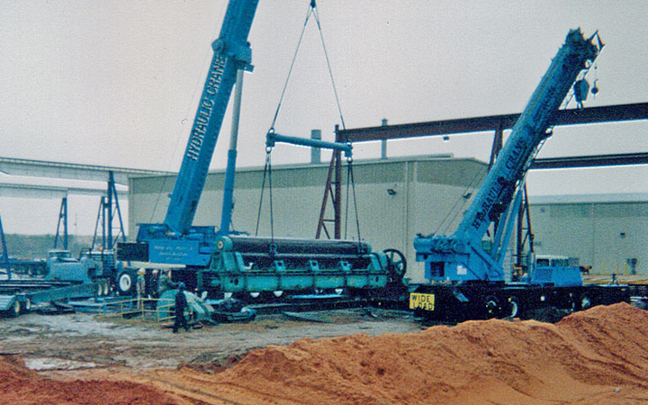 Alabama Shipyard Plate Roller Installation